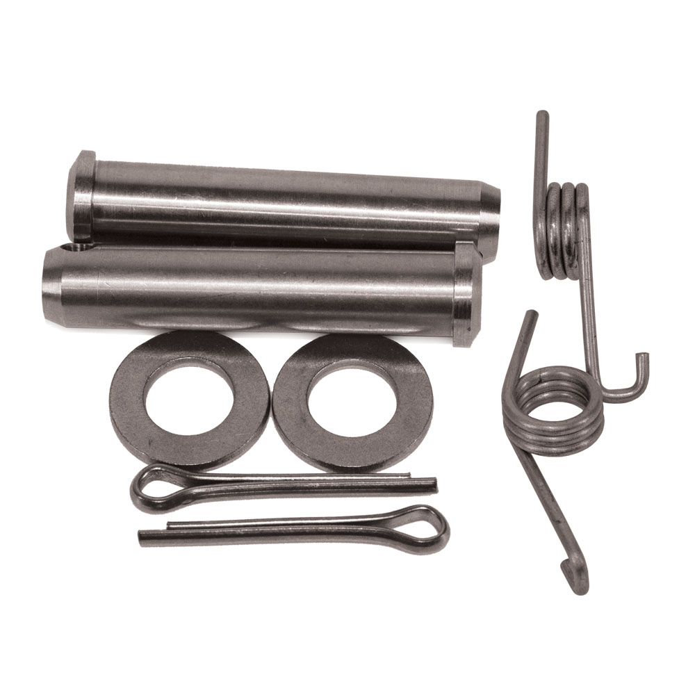 FOOT PEG PIN & SPRING SET SUZUKI RM125-250 92-02, RMX250 89-99, DR-Z400 00-24  (R)
